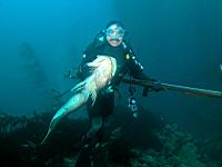 Chris Cervellone and a big lingcod